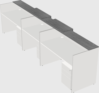 Long reception desk
