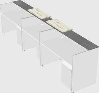 Long reception desk