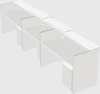 Long reception desk