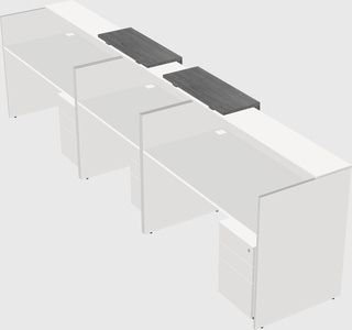 Long reception desk