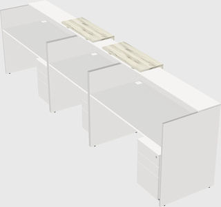 Long reception desk