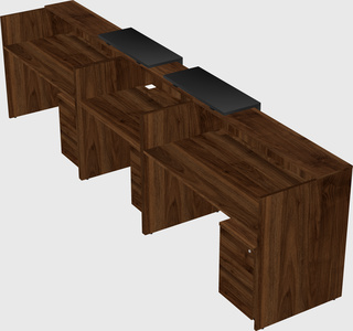 Long reception desk