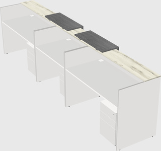Long reception desk