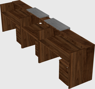 Long reception desk
