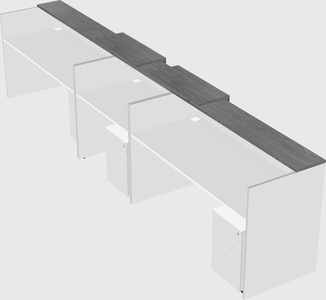 Long reception desk