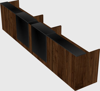 Long reception desk