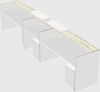 Long reception desk