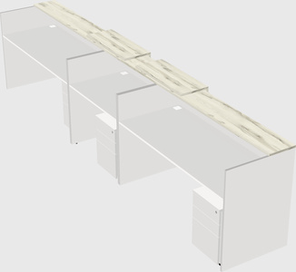 Long reception desk