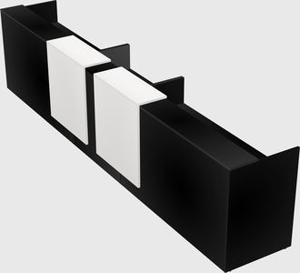 Long reception desk