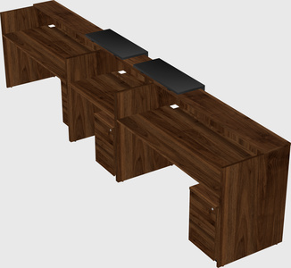 Long reception desk