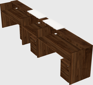 Long reception desk