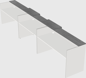 Long reception desk