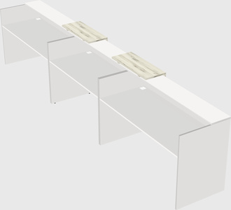 Long reception desk