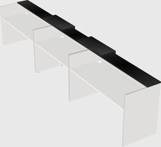 Long reception desk