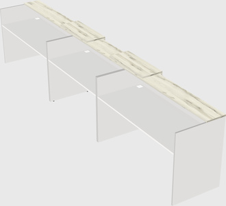 Long reception desk