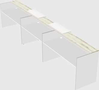 Long reception desk