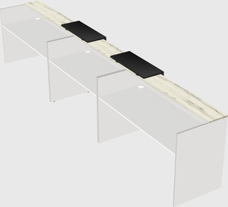 Long reception desk