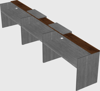 Long reception desk