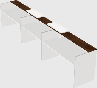 Long reception desk
