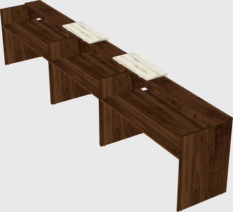 Long reception desk
