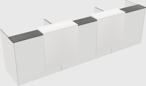 Long reception desk