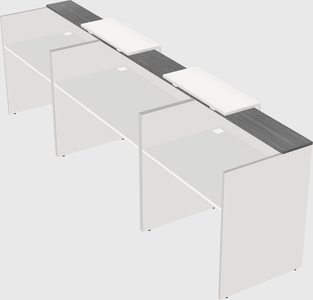 Long reception desk