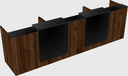 Long reception desk