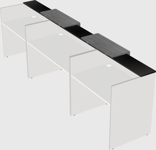 Long reception desk
