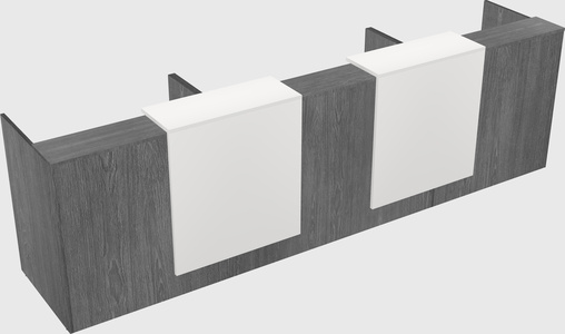 Long reception desk