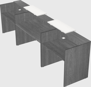Long reception desk