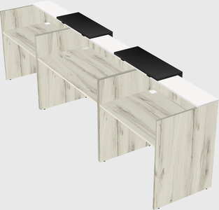 Long reception desk