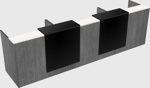 Long reception desk