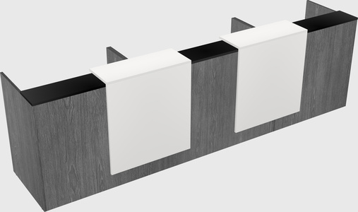 Long reception desk