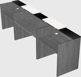 Long reception desk