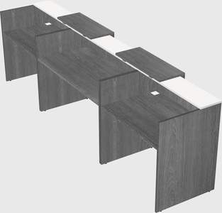 Long reception desk