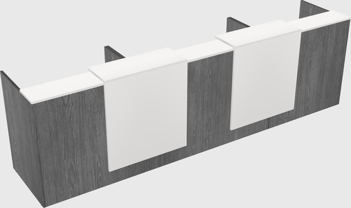 Long reception desk