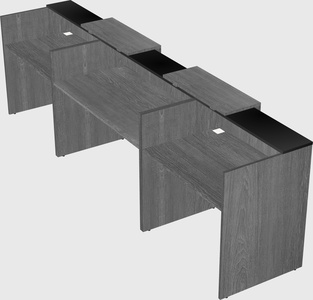 Long reception desk
