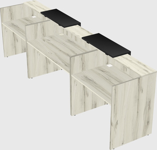 Long reception desk
