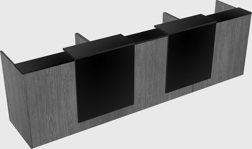 Long reception desk