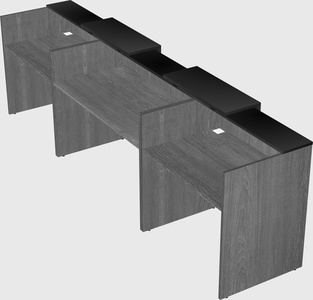Long reception desk