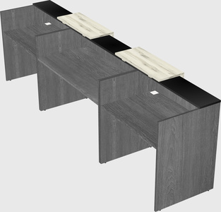 Long reception desk