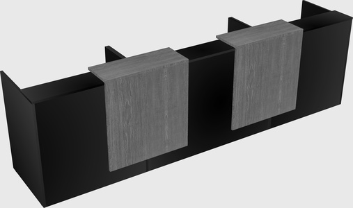 Long reception desk