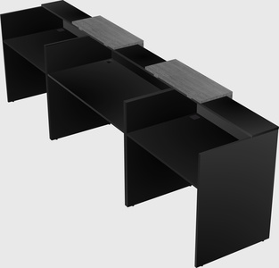 Long reception desk