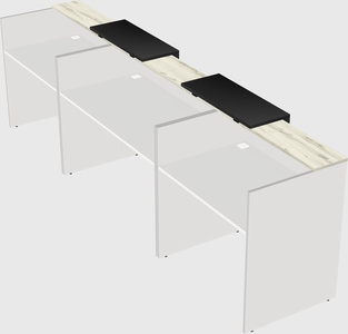 Long reception desk