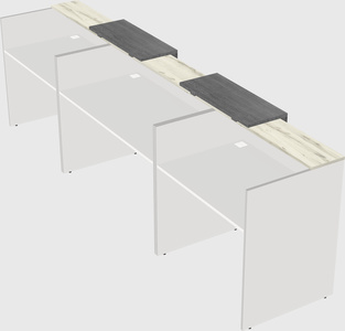 Long reception desk