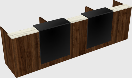 Long reception desk