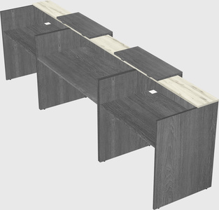 Long reception desk