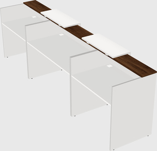Long reception desk