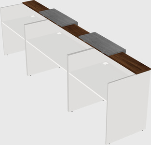 Long reception desk