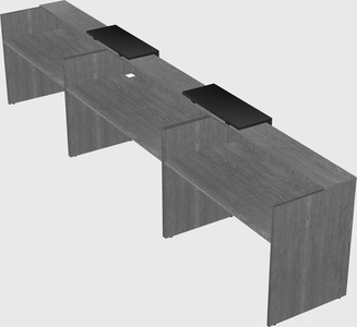 Long reception desk